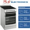 Westinghouse 54cm Electric Upright Cooker_ WFE547SA