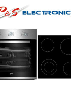Beko BCPCCF1 Built-in Electric Oven & Ceramic Cooktop Pack