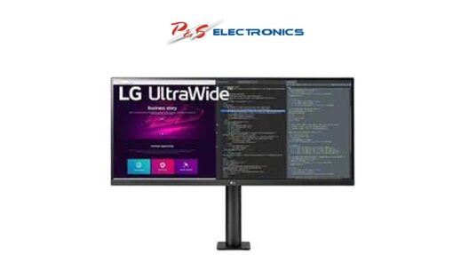 New LG 34WN780-B UltraWide Monitor 34" 21:9 QHD (3440 x 1440) IPS Display, HDR10, AMD FreeSync, 3-Side Virtually Borderless Design, Ergo Stand - Black