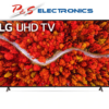 LG UHD 80 Series 75 inch 4K TV w/ AI ThinQ® 75UP8000PTB FACTORY SECONDS