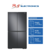 SAMSUNG 649L French Door Refrigerator with Big Bottle Door Bins and Big Crisper - SRF7100B