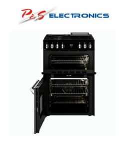 Belling 600mm Mini Richmond Dual Fuel Range Cooker with Two Oven Cavities - Black_BMR60DODFB