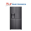 LG 637L French Door Fridge Matte Black - CARTON DAMAGED