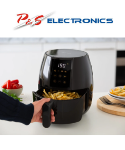 Lenoxx 3L Digital Air Fryer w/ 200°C, Non-Stick & Removable Basket