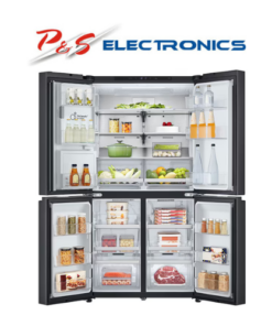 LG 637L French Door Fridge with Ice and Water Matte Black, GF-L700MBL. Carton Damaged