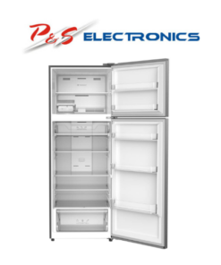 Esatto 413L Top Mount Frost Free Fridge Stainless Steel