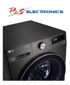 LG WV9-1408B 8kg Black Steel Front Load Washing Machine w/Steam