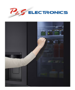 LG 635L InstaView SxS Refrigerator - GS-V600MBLC