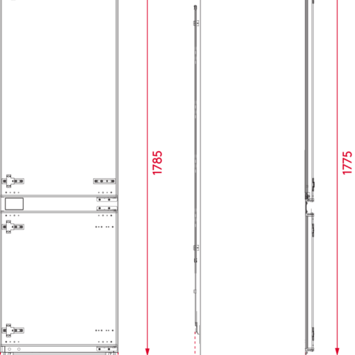 InAlto IIF241 248L Integrated Bottom Mount Fridge