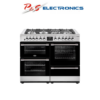 Belling Cookcentre 110cm Duel Fuel Black Freestanding Oven/Stove - BCC1100DFSS