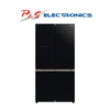 Hitachi 638L 4 Door French Door Fridge - Black Glass - FACTORY SECOND