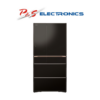 HITACHI 735L BLACK GLASS FRENCH DOOR FRIDGE