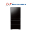 Hitachi 615L Black Glass Finish French Door Fridge