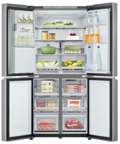 LG 506L Slim French Door Fridge with Ice and Water Dispenser, GF-L500PL, CARTON DAMAGED