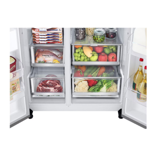 LG 635L Side By Side Refrigerator - GS-D600PLC - Factory Second