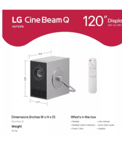 LG CineBeam Q 4K UHD Portable Projector - HU710PB